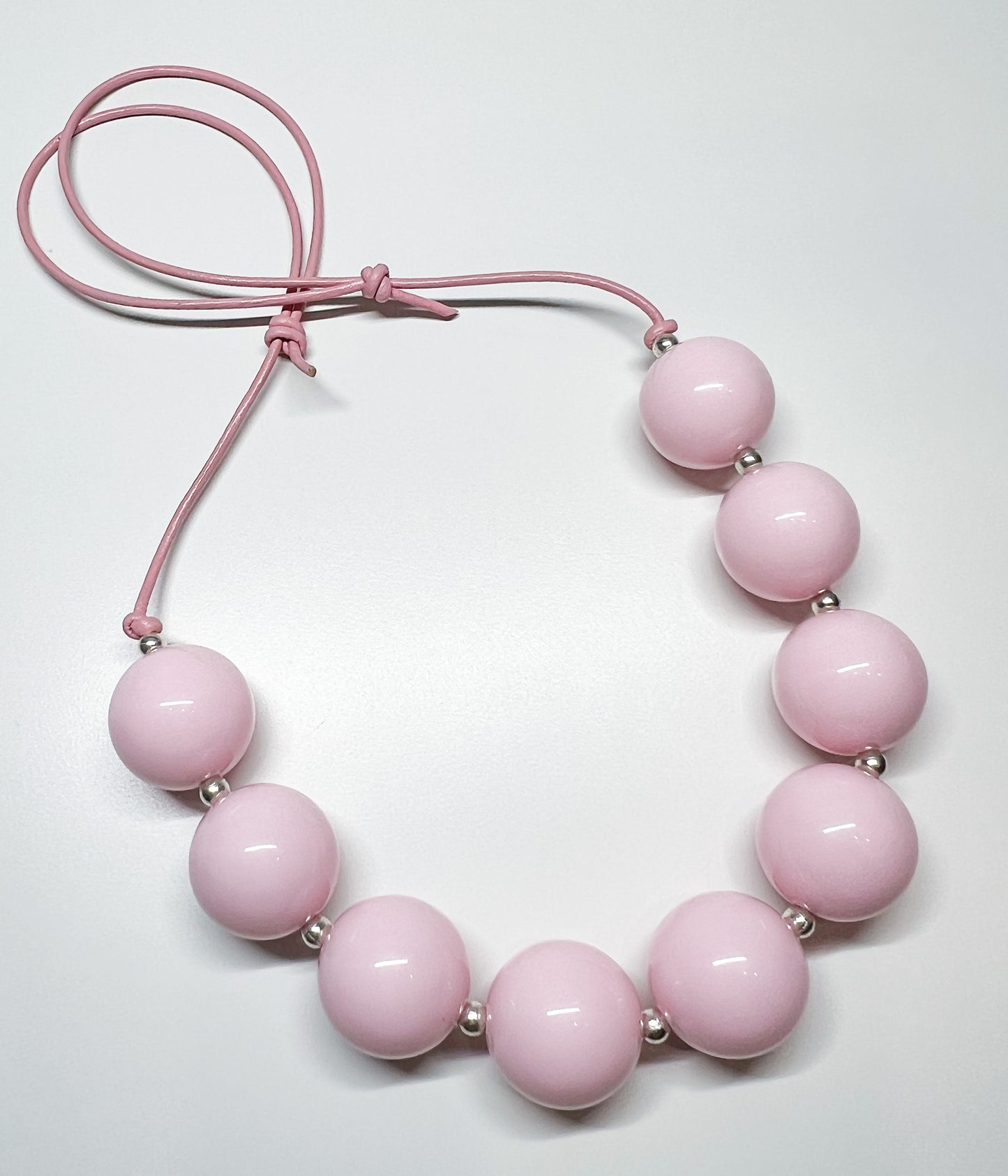 Powder pink jade