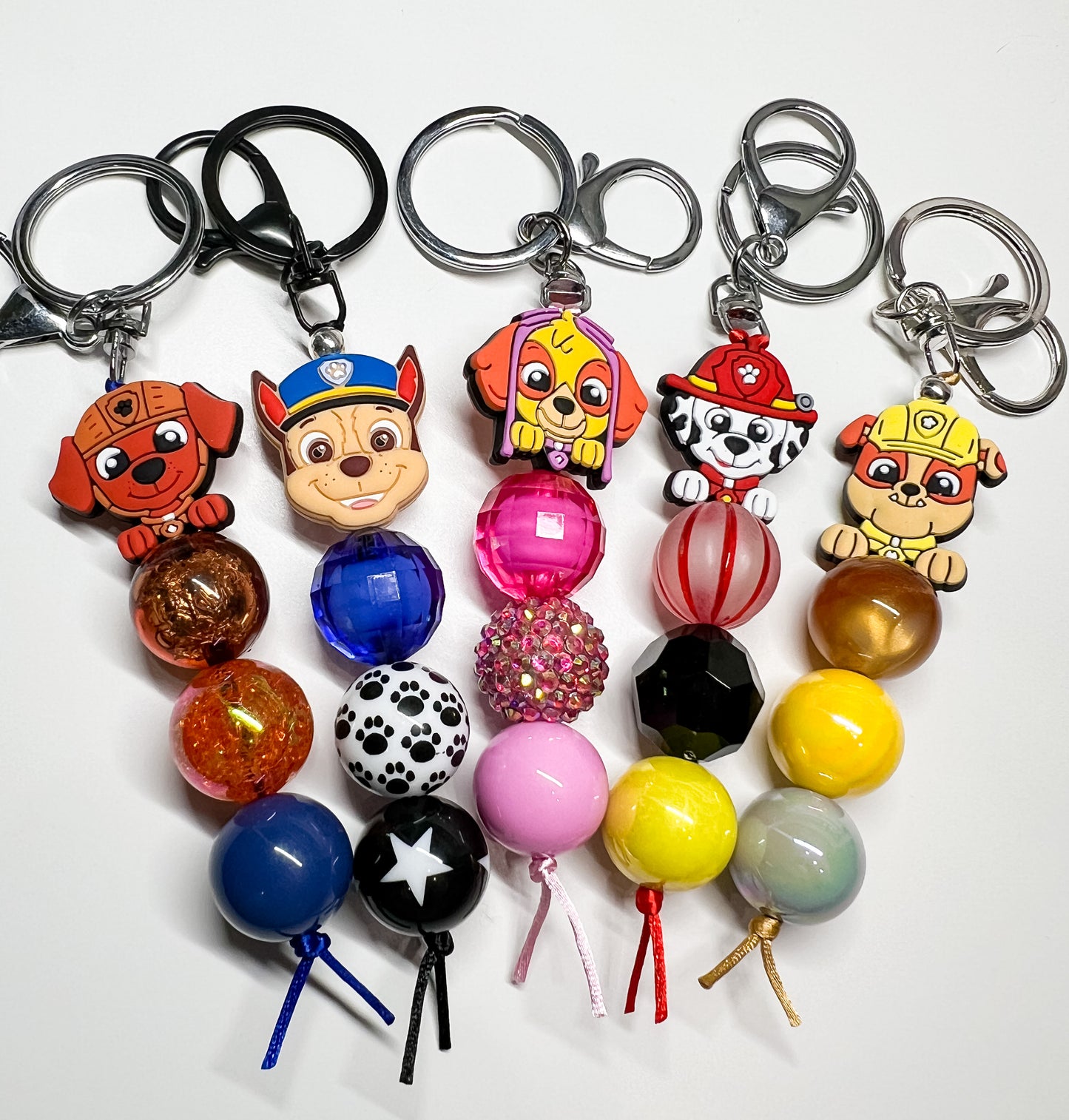 Puppy friends keychain